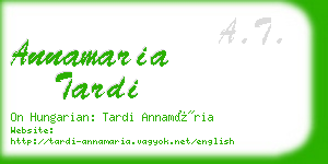 annamaria tardi business card